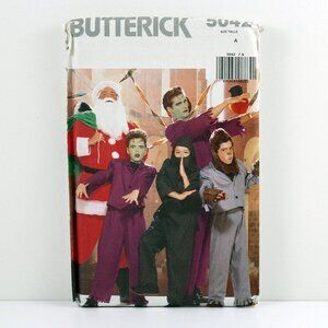 Butterick Pattern 5042 Men's/Boys' Monster Costumes, Halloween, Santa Pattern